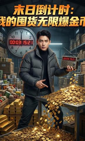 短剧《末日倒计时：我的囤货无限爆金币》海报