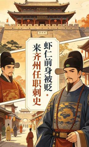 短剧《虾仁前身被贬来齐州任职刺史》海报