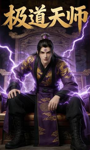 短剧《极道天师》海报
