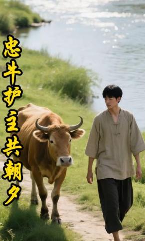 短剧《忠牛护主共朝夕》海报