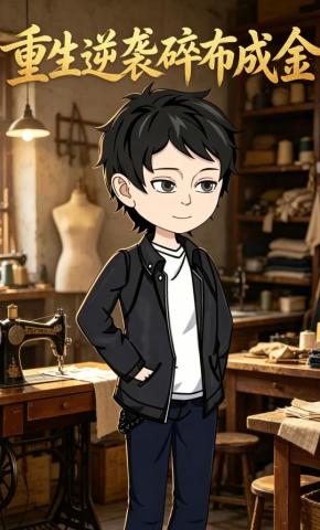 短剧《重生逆袭碎布成金》海报