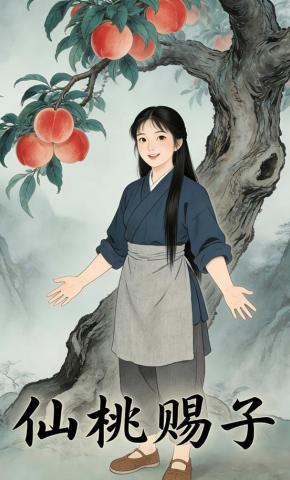 短剧《仙桃赐子》海报