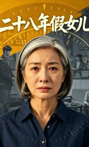 短剧《二十八年假女儿》海报