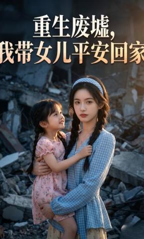 短剧《重生废墟，我带女儿平安回家》海报