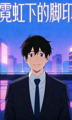 短剧《霓虹下的脚印》海报