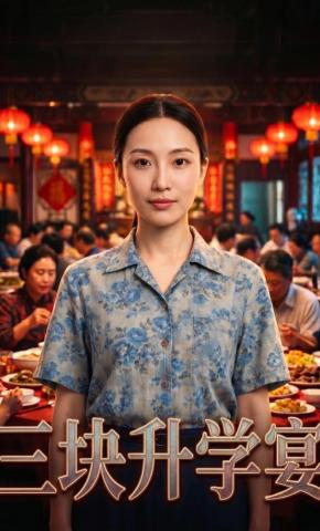 短剧《三块升学宴》海报