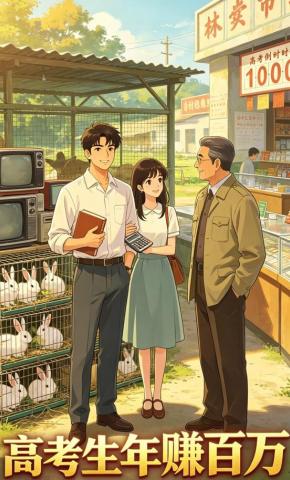 短剧《高考生年赚百万》海报