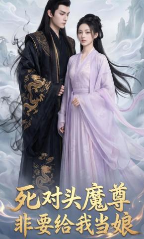 短剧《死对头魔尊非要给我当娘》海报