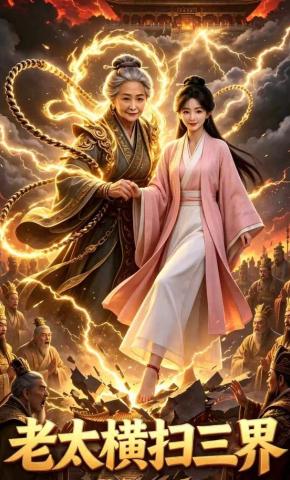 短剧《老太横扫三界》海报