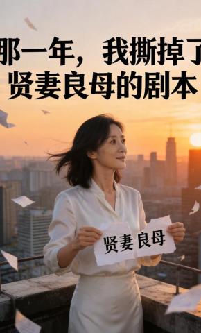 短剧《那一年，我撕掉了贤妻良母的剧本》海报