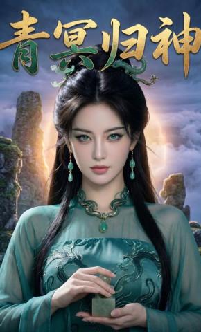 短剧《青冥归神》海报