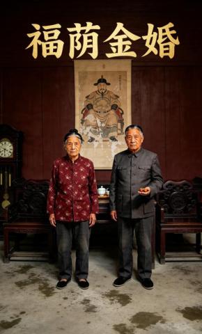 短剧《福荫金婚》海报