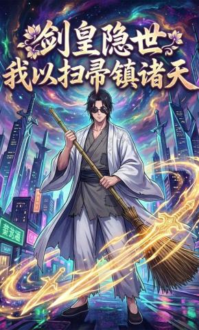短剧《剑皇隐世我以扫帚镇诸天》海报