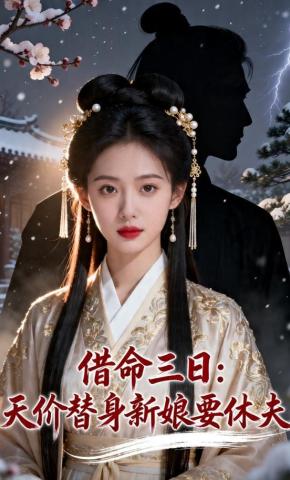 短剧《借命三日：天价替身新娘要休夫》海报