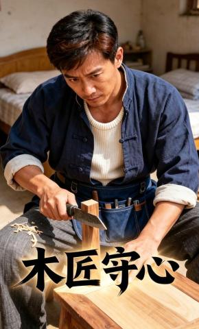 短剧《木匠守心》海报