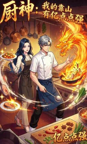短剧《厨神：我的靠山有亿点点强》海报