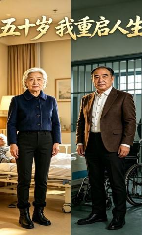 短剧《五十岁，我重启人生》海报