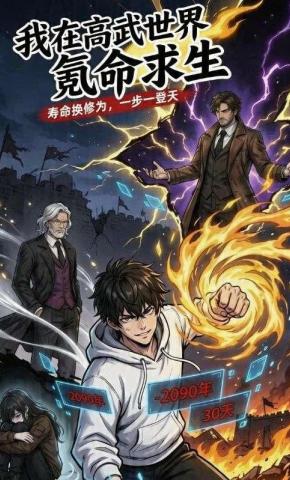 短剧《我在高武世界氪命求生》海报
