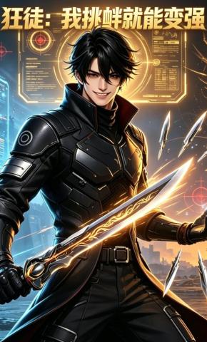 短剧《狂徒：我挑衅就能变强》海报