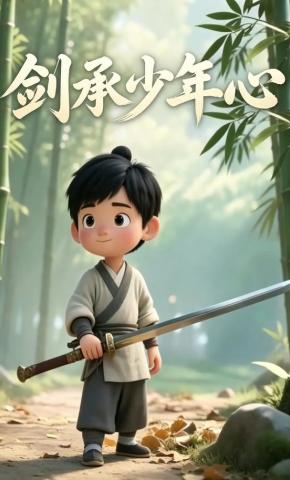 短剧《剑承少年心》海报
