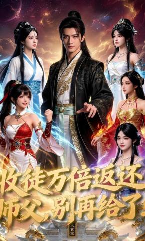 短剧《收徒万倍返还，师父，别再给了！》海报