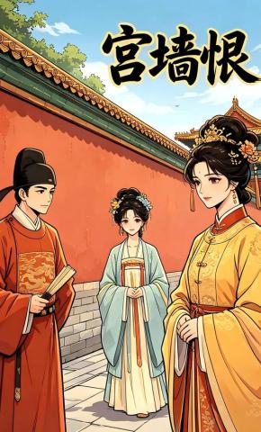 短剧《宫墙，恨》海报