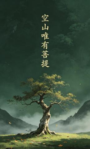 短剧《空山唯有菩提》海报