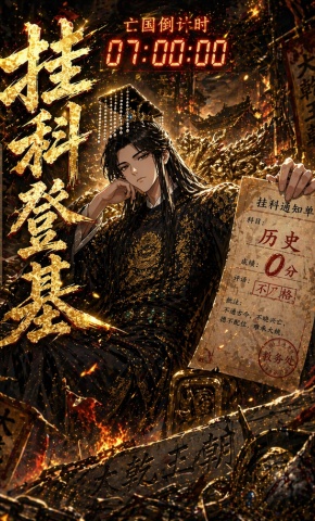 短剧《挂科登基》海报