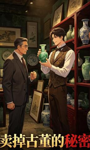 短剧《卖掉古董的秘密》海报