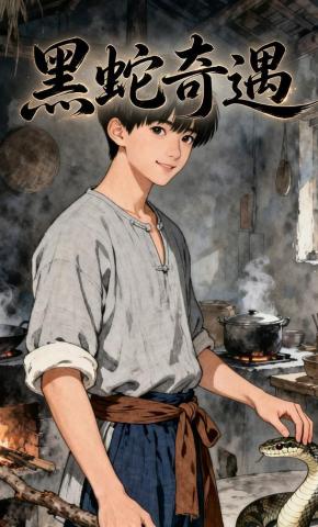 短剧《黑蛇奇遇》海报