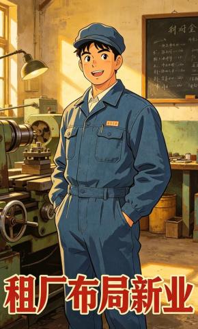 短剧《租厂布局新业》海报