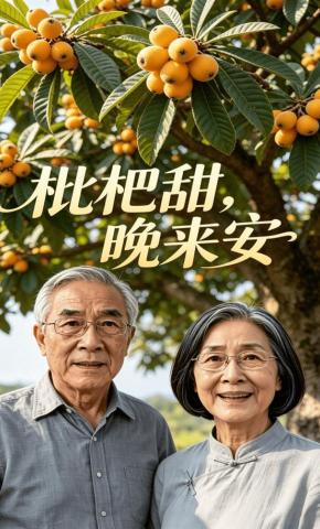 短剧《枇杷甜，晚来安》海报