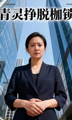 短剧《青灵挣脱枷锁》海报