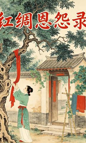 短剧《红绸恩怨录》海报
