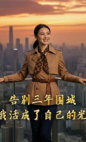 短剧《告别三年围城，我活成了自己的光》海报