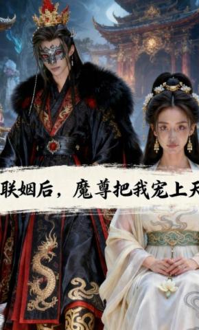 短剧《联姻后，魔尊把我宠上天》海报