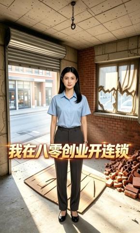 短剧《我在八零创业开连锁》海报