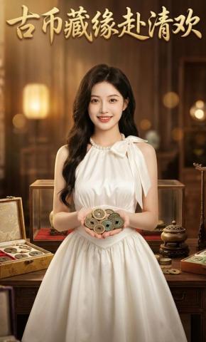 短剧《古币藏缘赴清欢》海报