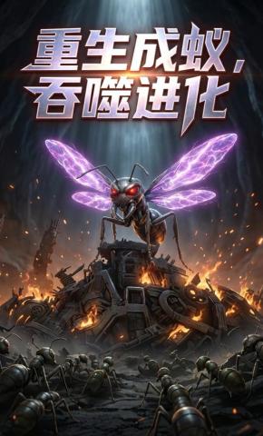 短剧《重生成蚁，吞噬进化》海报