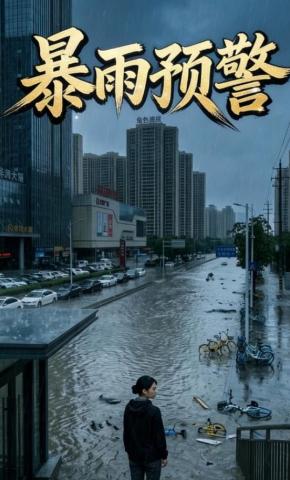 短剧《暴雨预警》海报