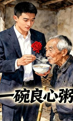 短剧《一碗良心粥》海报