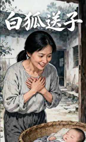 短剧《白狐送子》海报