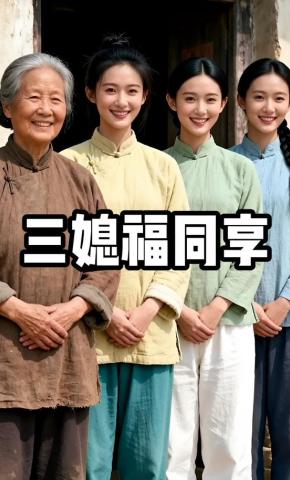 短剧《三媳福同享》海报