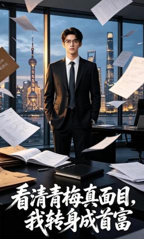 短剧《看清青梅真面目，我转身成首富》海报