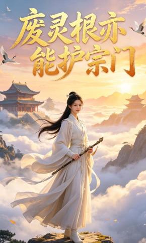 短剧《废灵根亦能护宗门》海报
