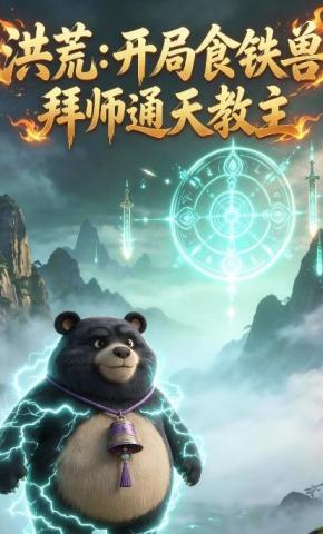 短剧《洪荒：开局食铁兽，拜师通天教主》海报