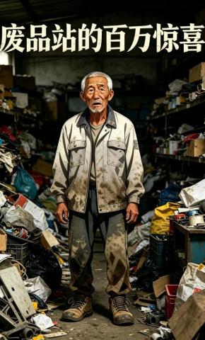 短剧《废品站的百万惊喜》海报