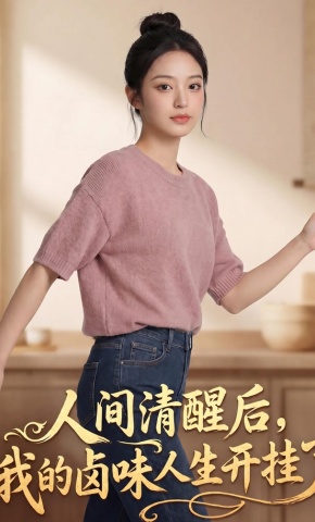 短剧《人间清醒后，我的卤味人生开挂了》海报