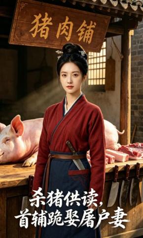 短剧《杀猪供读，首辅跪娶屠户妻》海报
