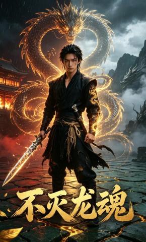 短剧《不灭龙魂》海报